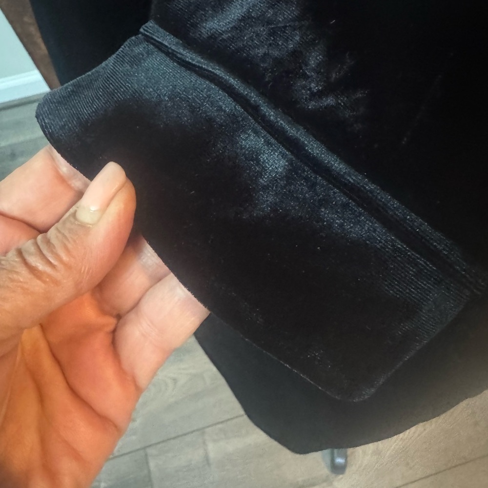 Miss‎ Selfridge Black Velvet Blazer 12 - Picture 7 of 12